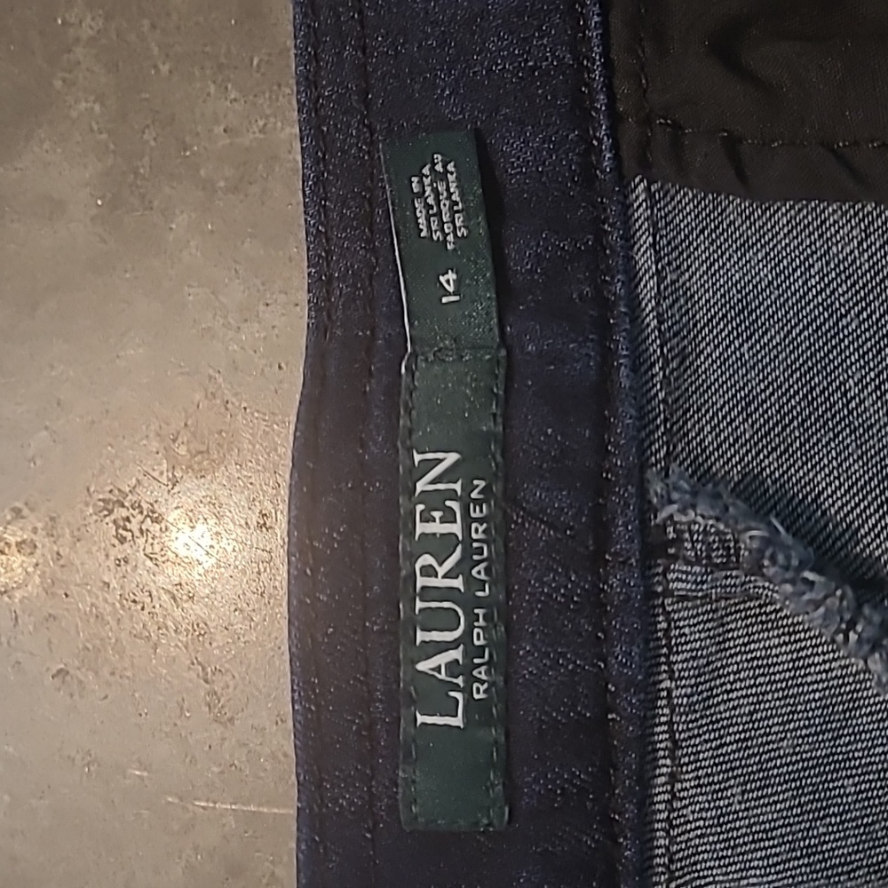 RALPH LAUREN SAILOR MARINE WIDE LEG JEANS - Picture 5 of 10
